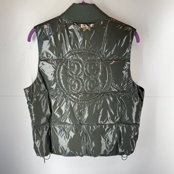 NWT G/FORE Circle G’s Coated Nylon Puffer Vest in Isle Green - Picture 3 of 11